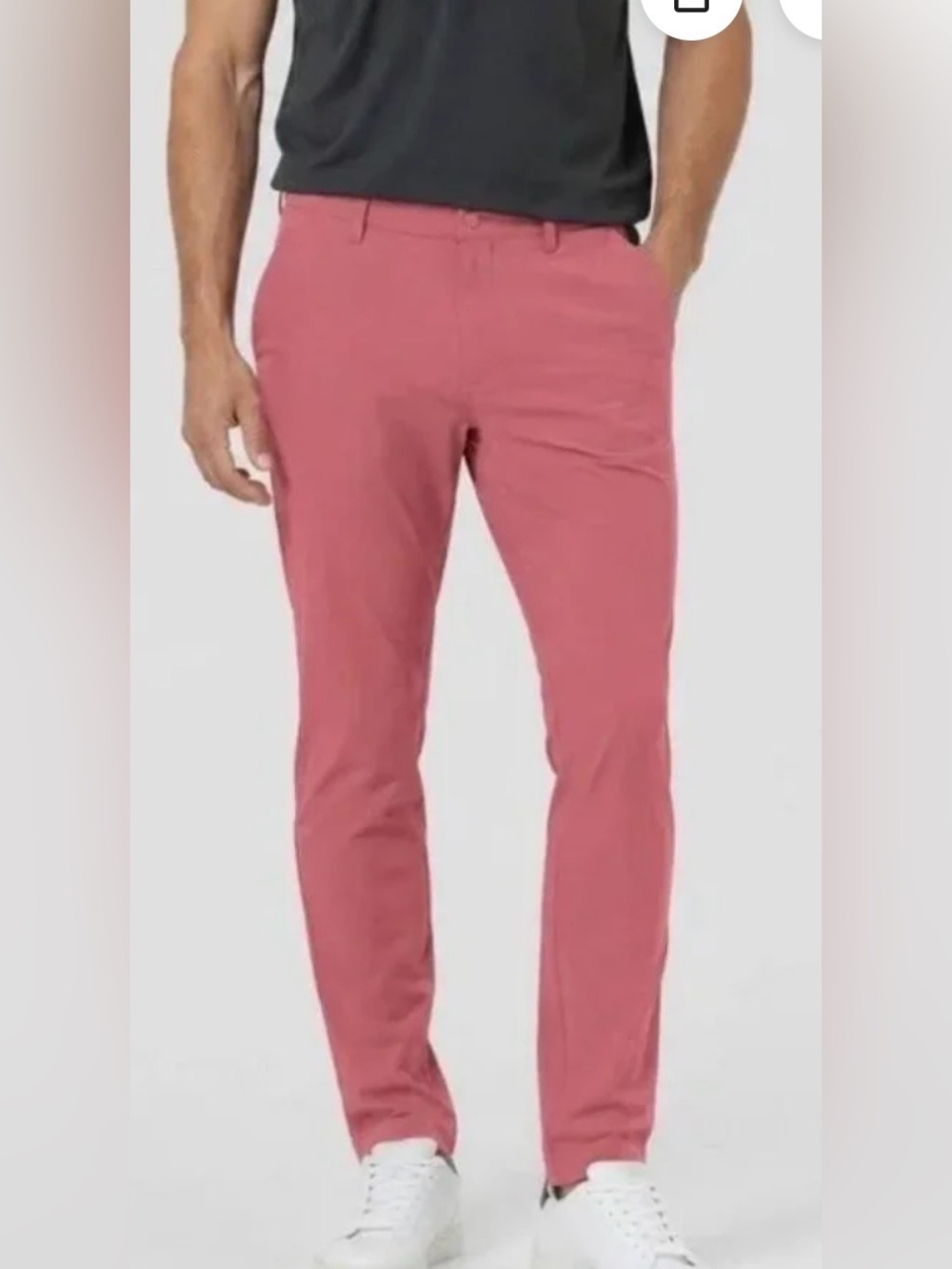 NWT Rhone Commuter Slim Fit Flex-Knit Pants Nantucket Red Men’s 30x33 $138